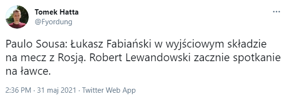 Sousa WYBRAŁ BRAMKARZA na mecz z Rosją!